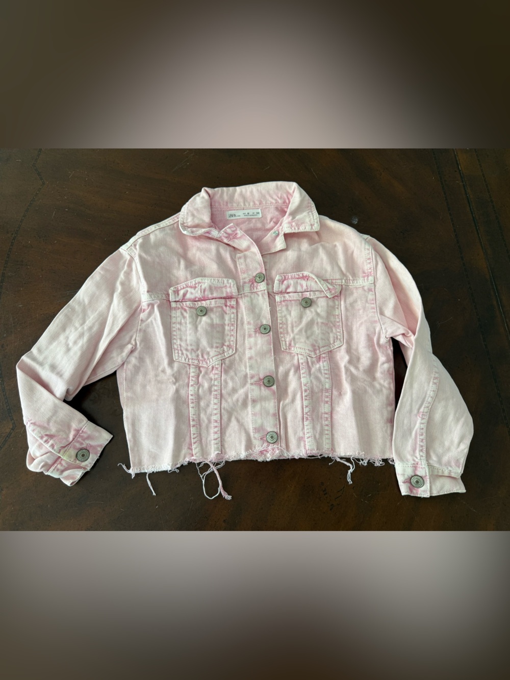 ZARA ACID DENIM JACKET